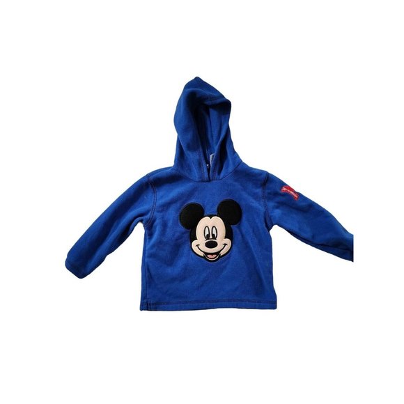 Mickey Mouse Disney Blue Hooded Jacket Baby Boys 24 Month - Picture 1 of 3